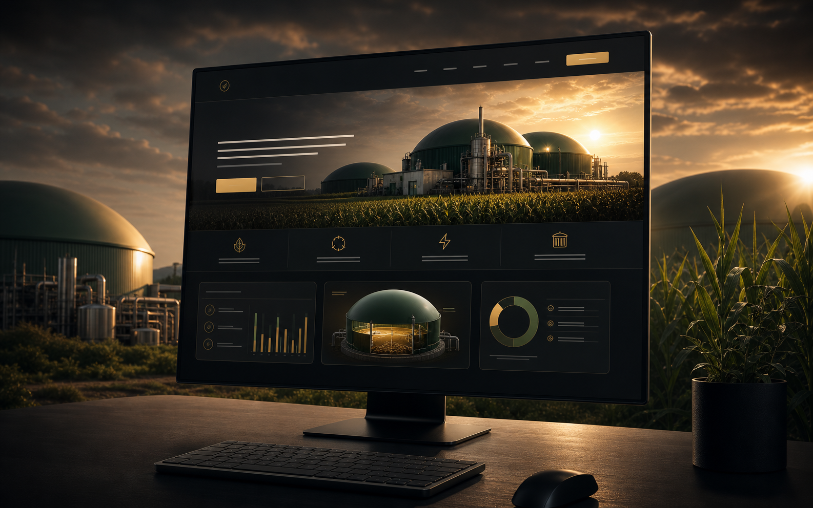 Realizacja DM Studio: Agroenergia.bio - Strona internetowa biogazowni